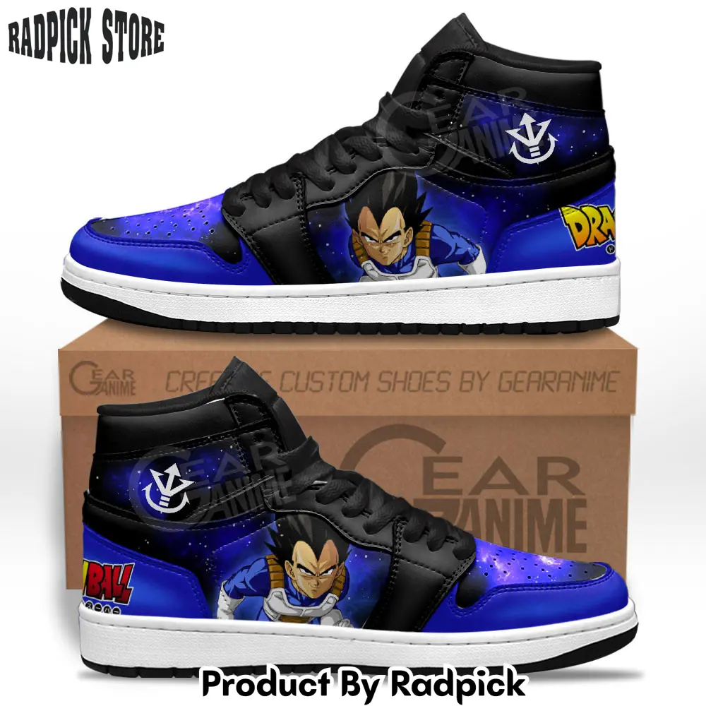 Vegeta air jordan high top sneakers anime mv06  rp0355231